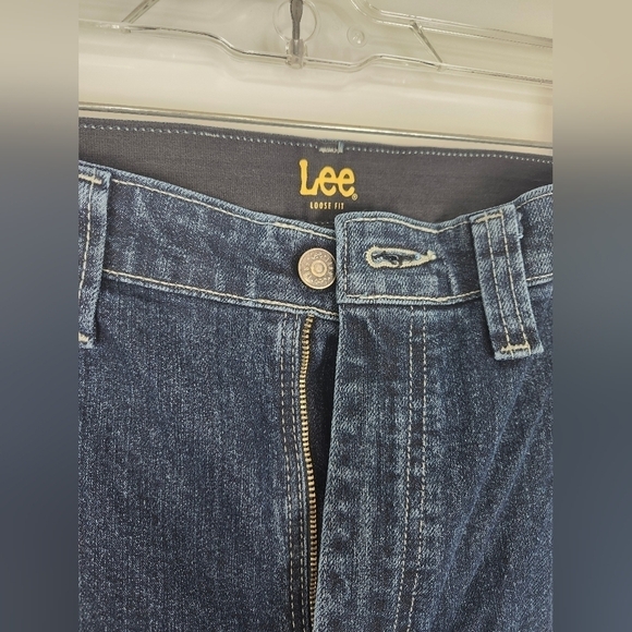 Lee Carpenter Loose Fit Straight Leg Quartz Stone Jeans 48x28 - Picture 2 of 10